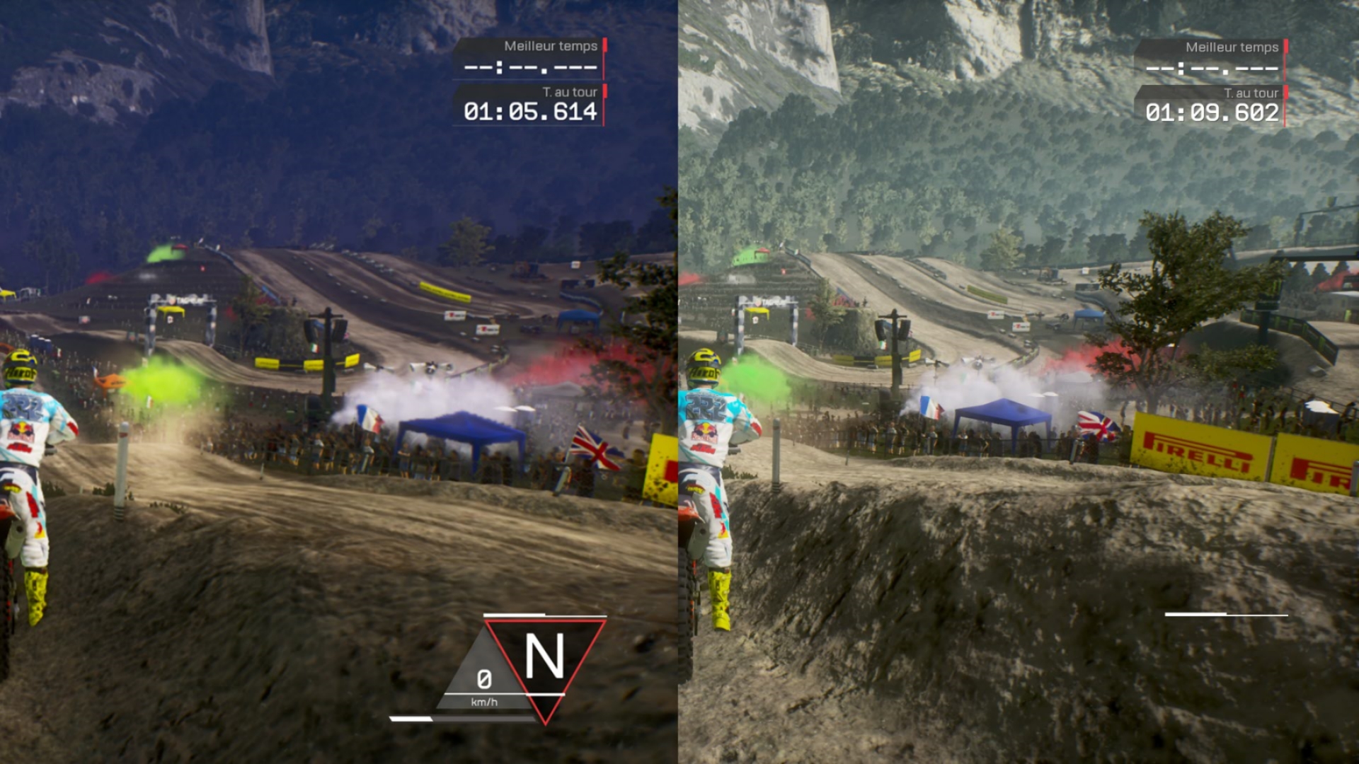 A droite la version Playstation 4, à gauche, la version Xbox 36... euh Xbox One !