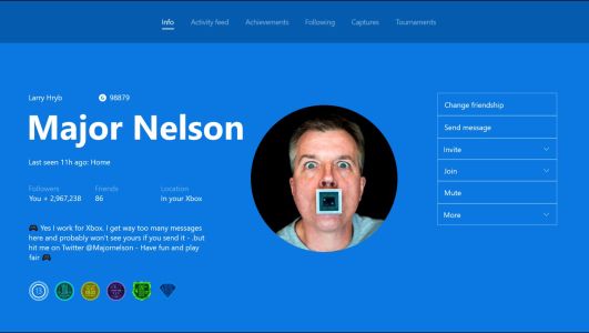 News : Xbox One : mise à jour avec les gamerpics personnalisés, mode Arena, co-stream, etc