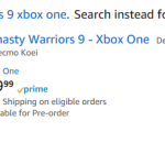 Dynasty Warriors 9 : confirmé par Amazon US ?