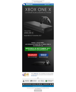 News : Les précommandes Xbox One X Standard lancées demain en France