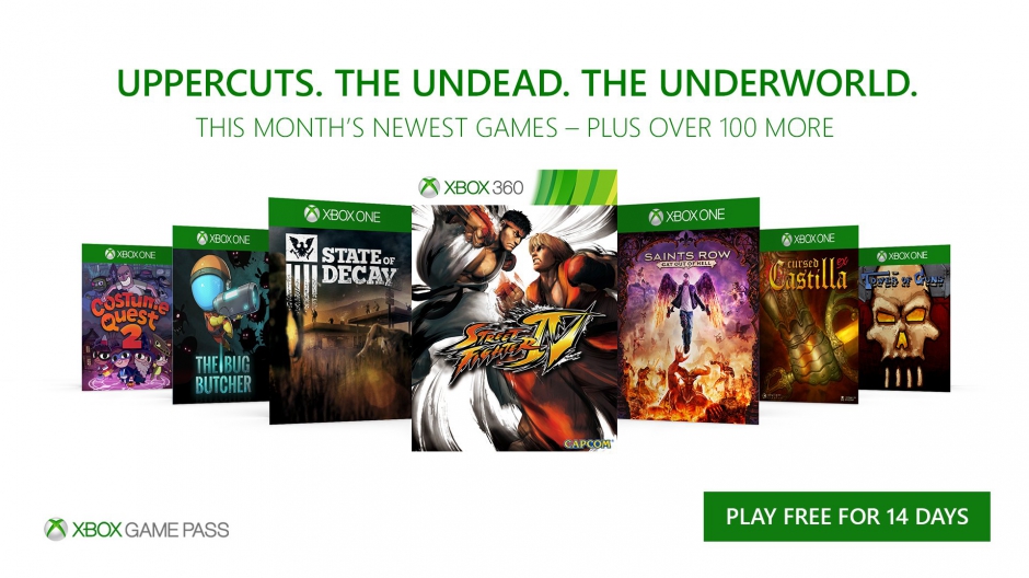 Xbox Game Pass : les jeux d&rsquo;octobre avec Super Street Fighter IV et State of Decay