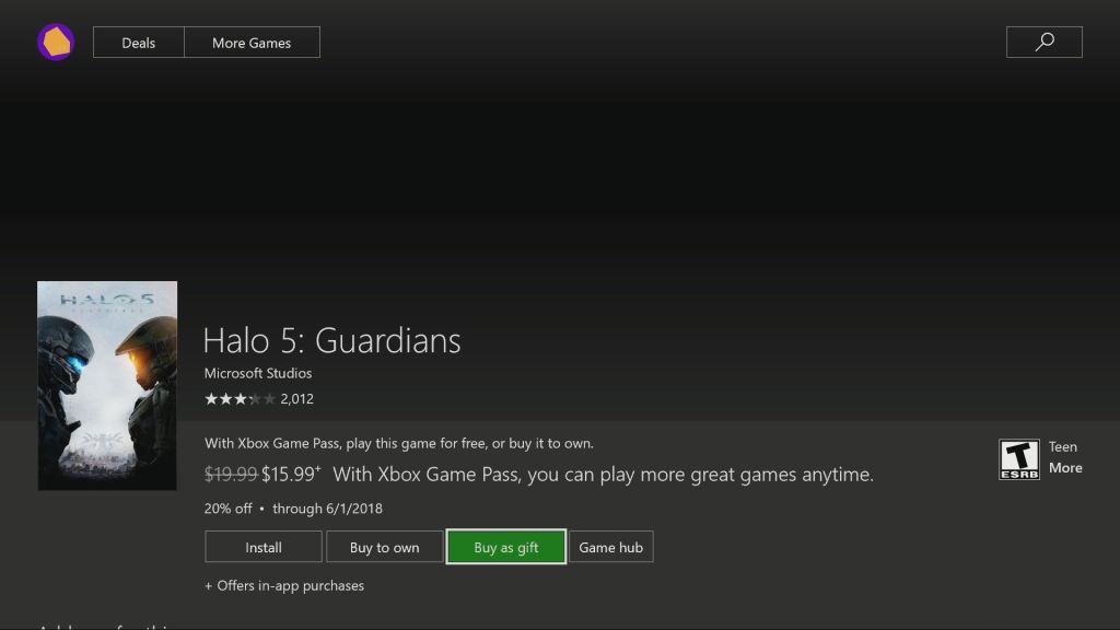 Xbox One : offrir un jeu en cadeau à ses amis est possible pour les Insiders