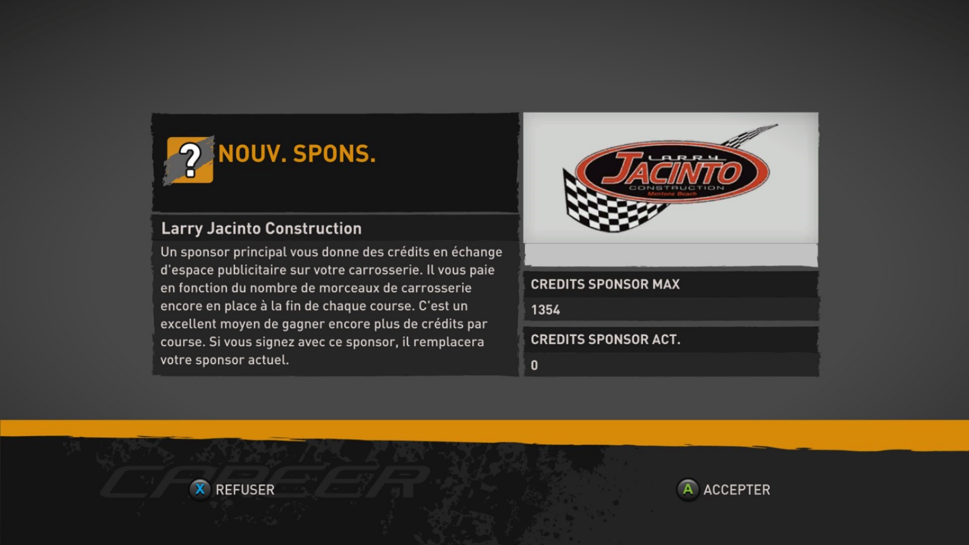 Les sponsors sont un bon moyen de gagner un supplément de crédit, à condition de finir en un seul morceau...