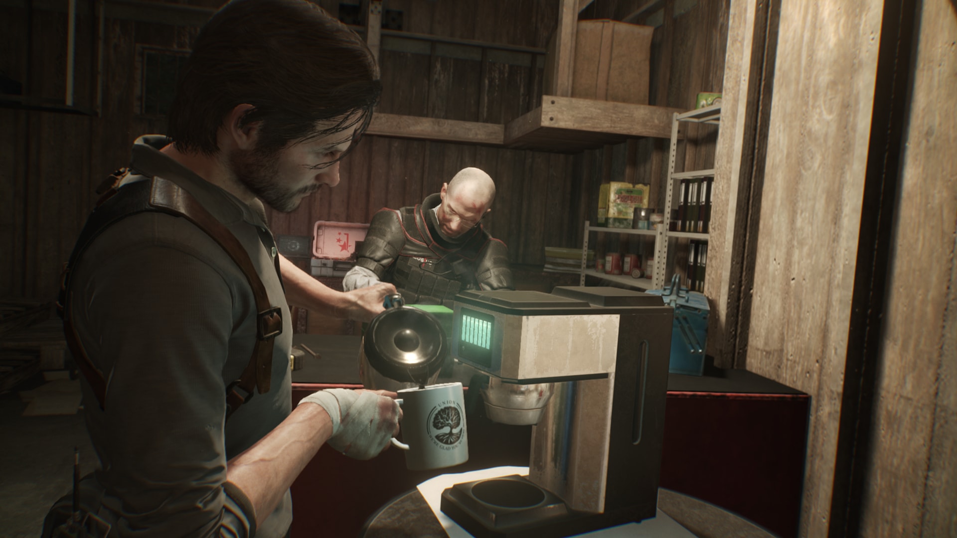 Coffee, you can sleep when you're dead !