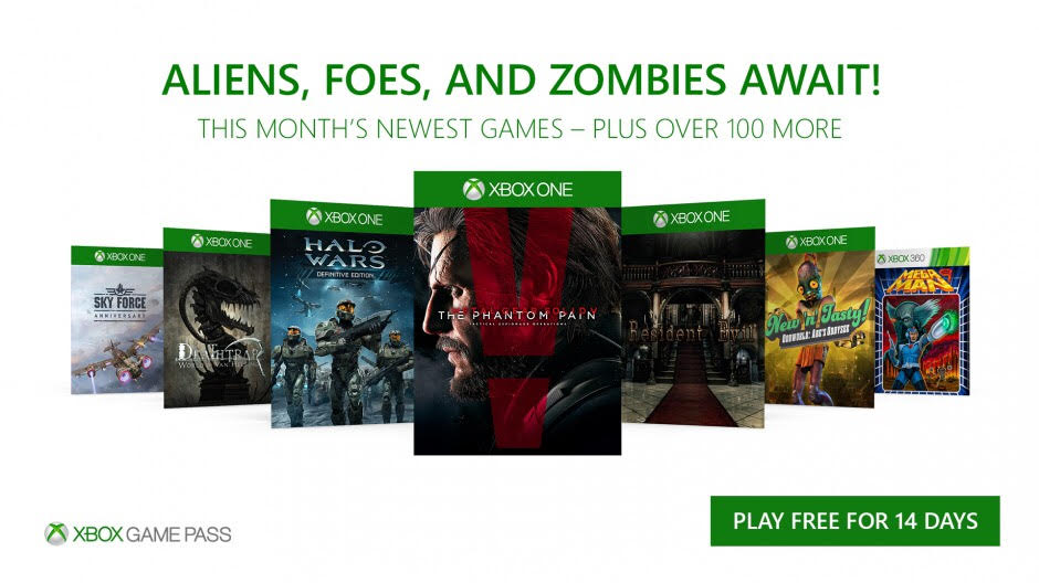 Xbox Game Pass : les jeux de novembre avec Metal Gear Solid V et Halo Wars