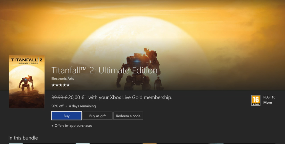 Acheter un jeu en cadeau pour un ami est possible sur Xbox One Insider