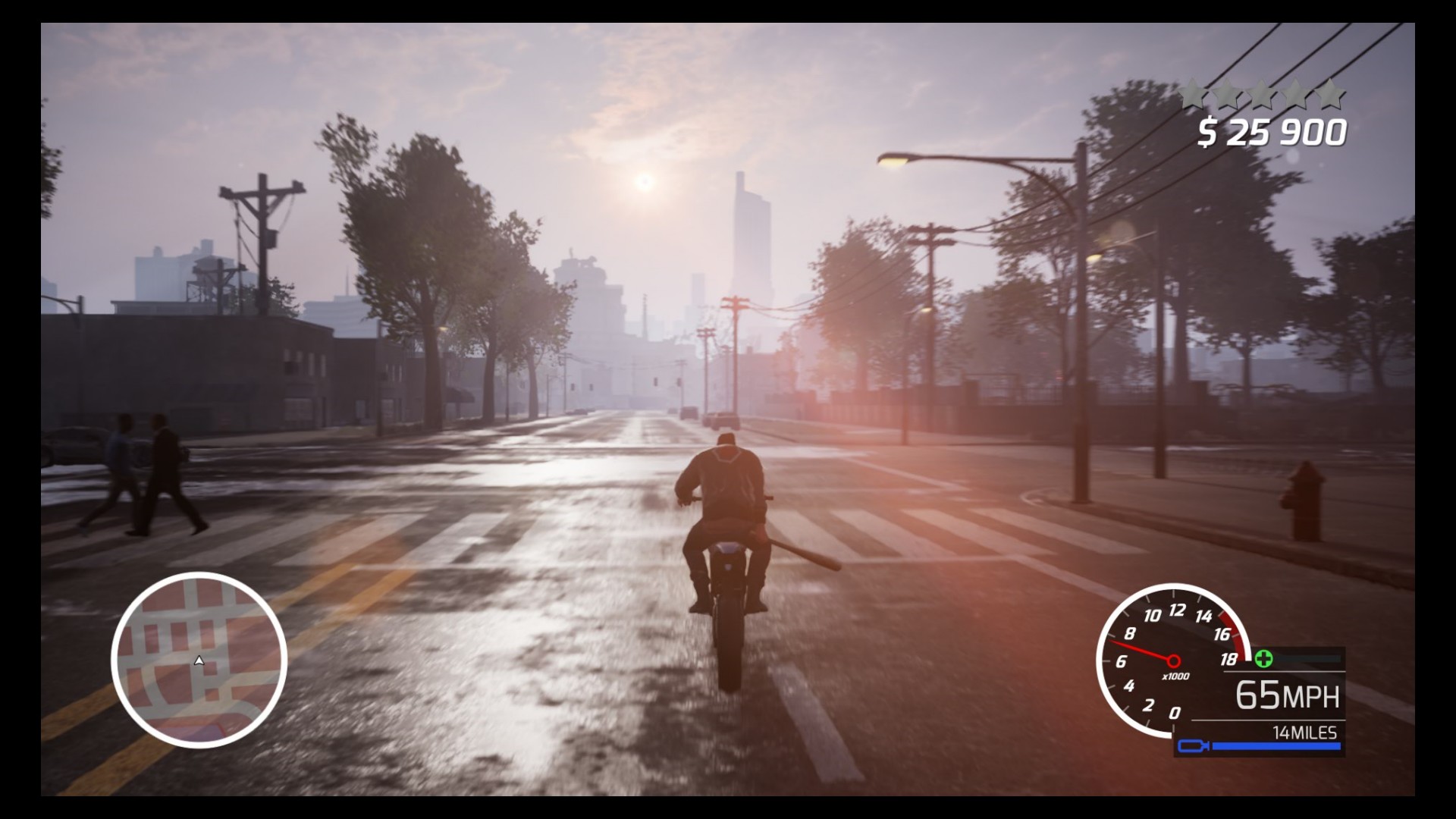Le jeu est plutôt vide, et très sombre visuellement.