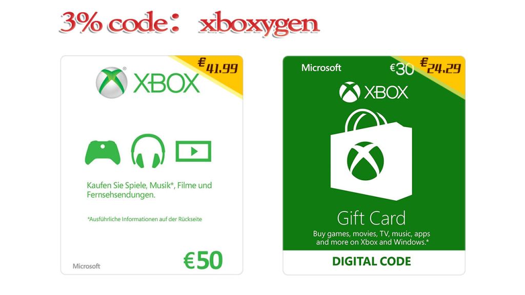 [Sponsorisé] Des cartes Xbox Live Gift Card moins chères chez SCDKey