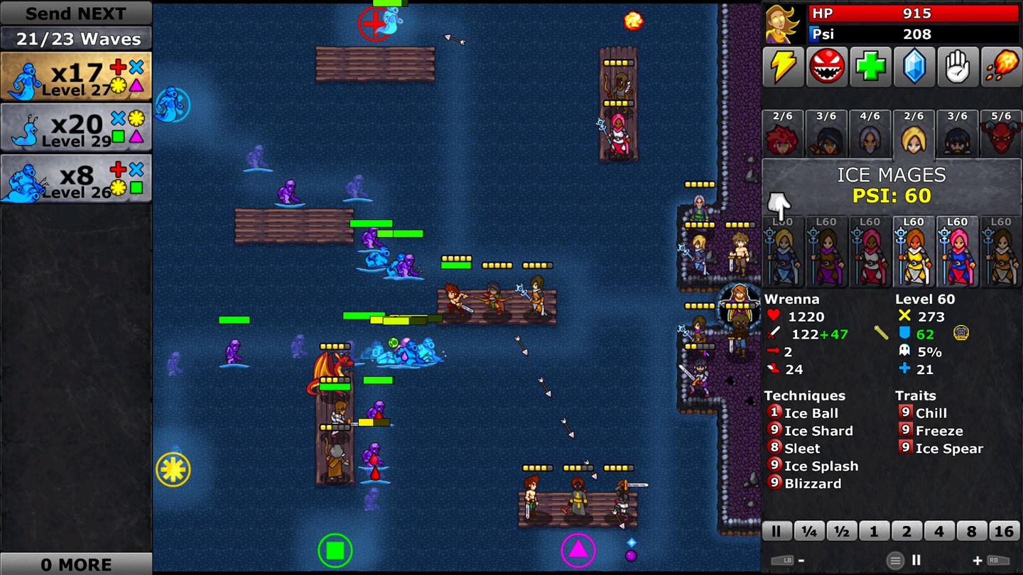 Et enfin l'écran de combat made in tower defense