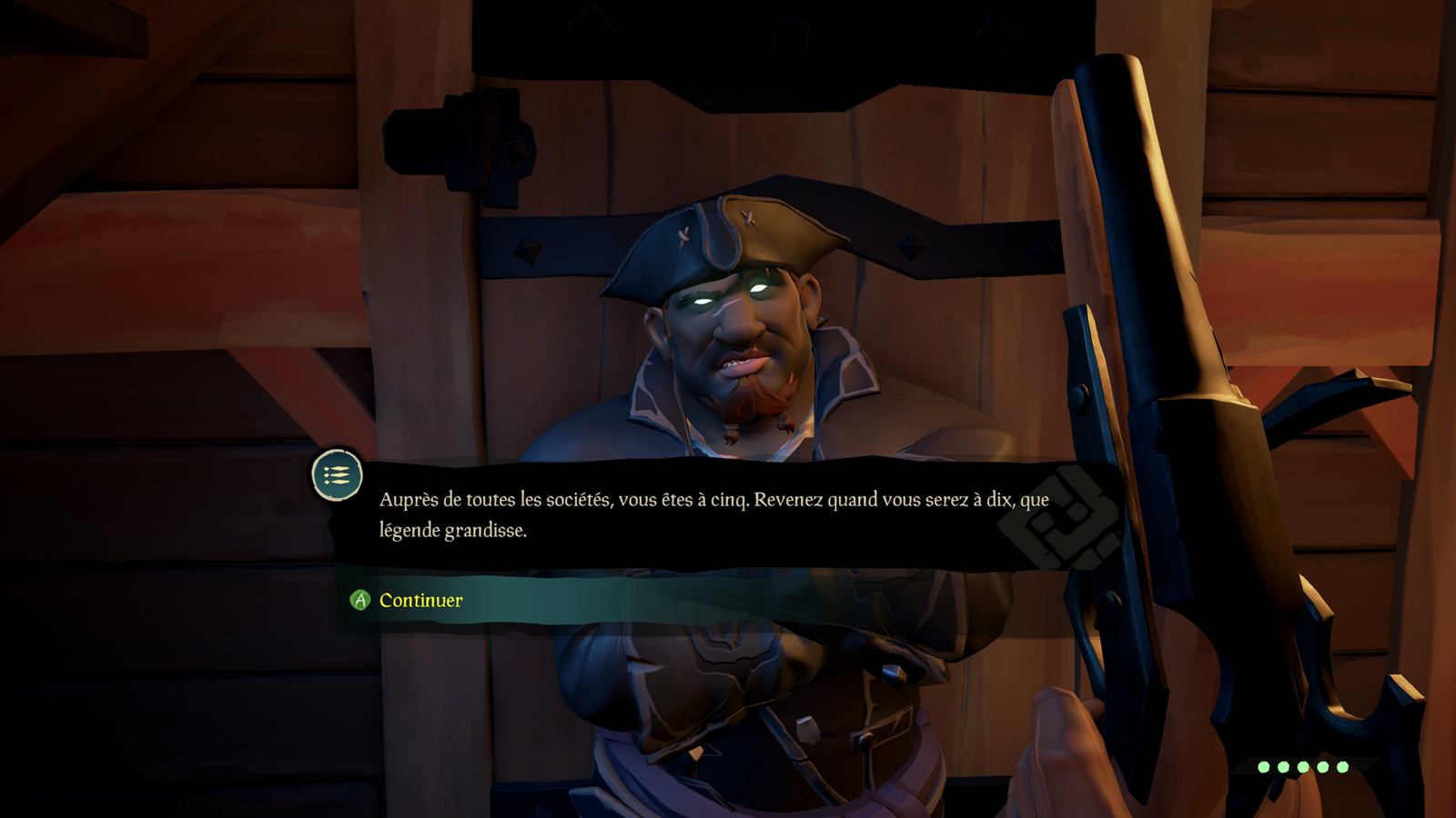 Pirate de légende de mes deux... Un jour, on aura ta peau