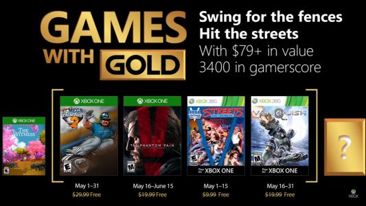 News : Xbox Live Games With Gold : Les jeux gratuits Xbox One & Xbox 360 de mai 2018