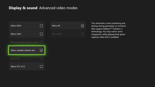 News : FreeSync sur Xbox One X : ça fonctionne sur certains jeux, et moins sur d’autres
