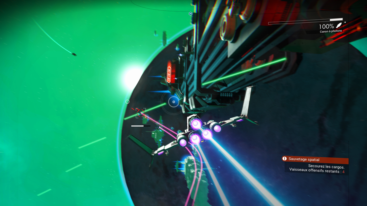 Le jeu comporte aussi sa dose de combats spatiaux