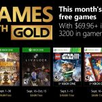 Xbox Live Games With Gold : les jeux gratuits Xbox One et Xbox 360 de septembre 2018