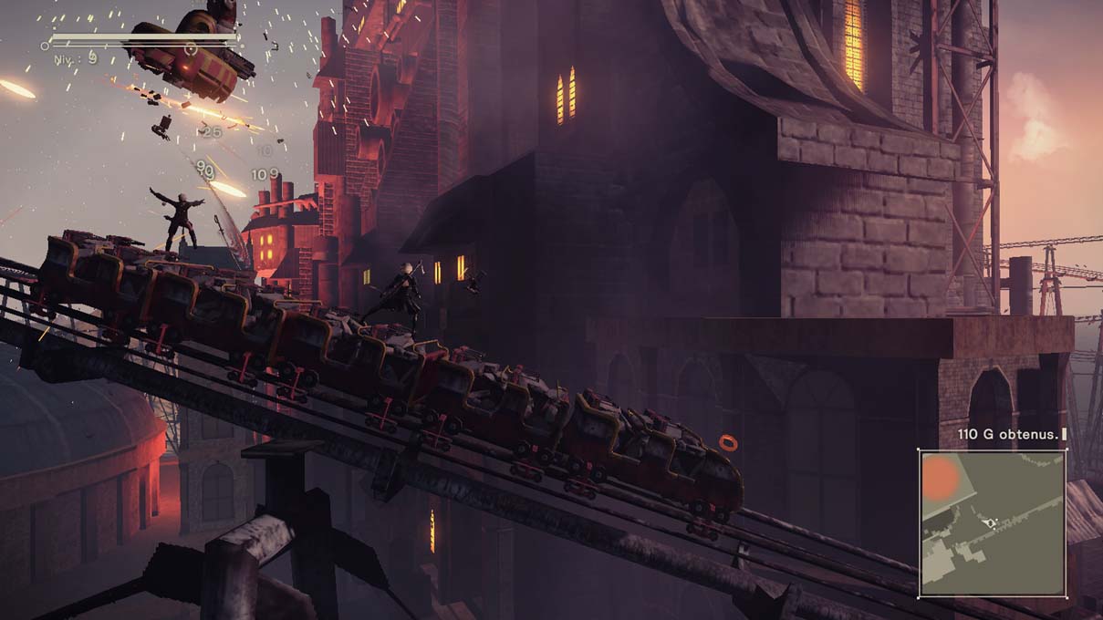 Le jeu alterne les gameplay de façon continue