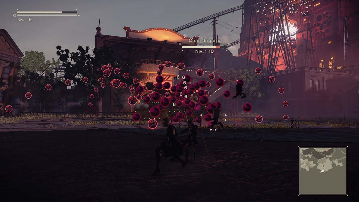 Une pluie de balle qui n'est pas sans rappeler les manic shooters