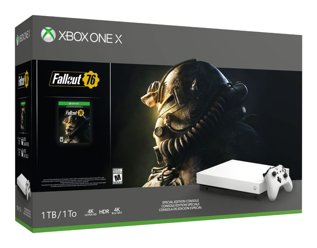 Une édition spéciale Xbox One X blanche avec Fallout 76 est annoncée