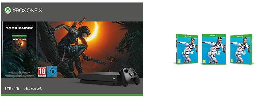 [Super Plan] Pack Xbox One X + Shadow of The Tomb Raider + Fifa 19 à 449€ !