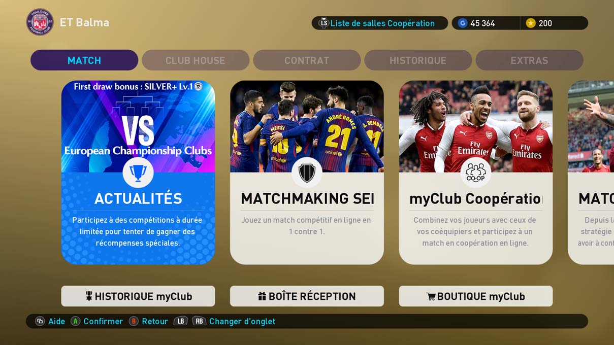 Pour la première fois depuis longtemps, les menus sont corrects !