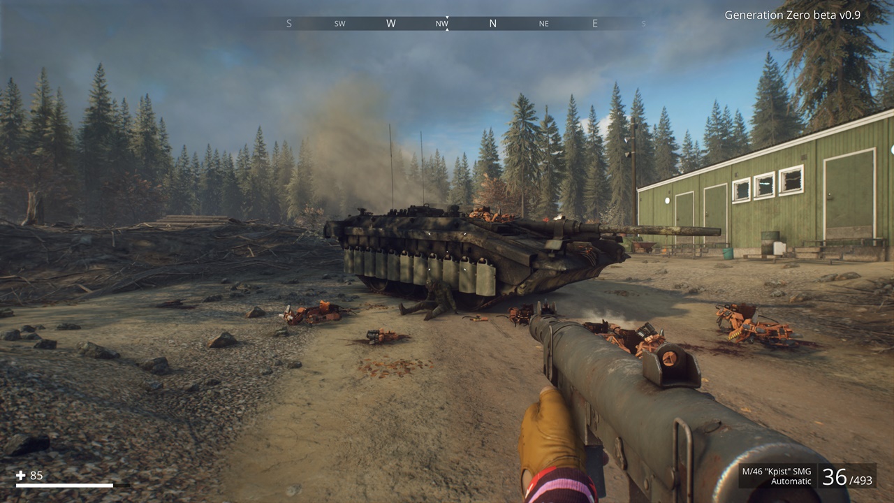 Une petite promenade en tank ? Bin non...