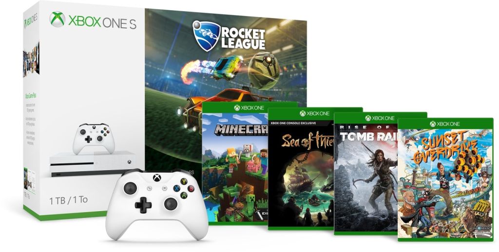 Nouveau pack Aventure Xbox One S 1To avec 5 jeux pour 299€