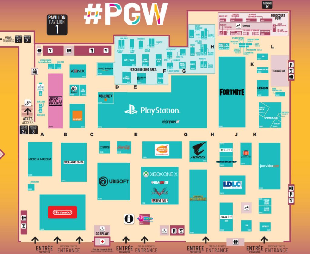 Paris Games Week 2018 : les plans du salon dévoilés