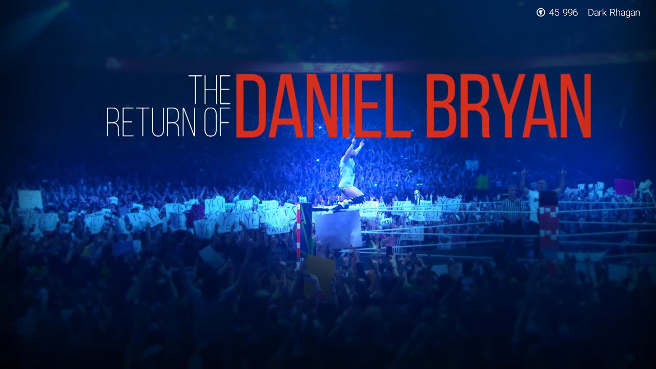 Le mode Showcase raconte l'histoire de Daniel Bryan