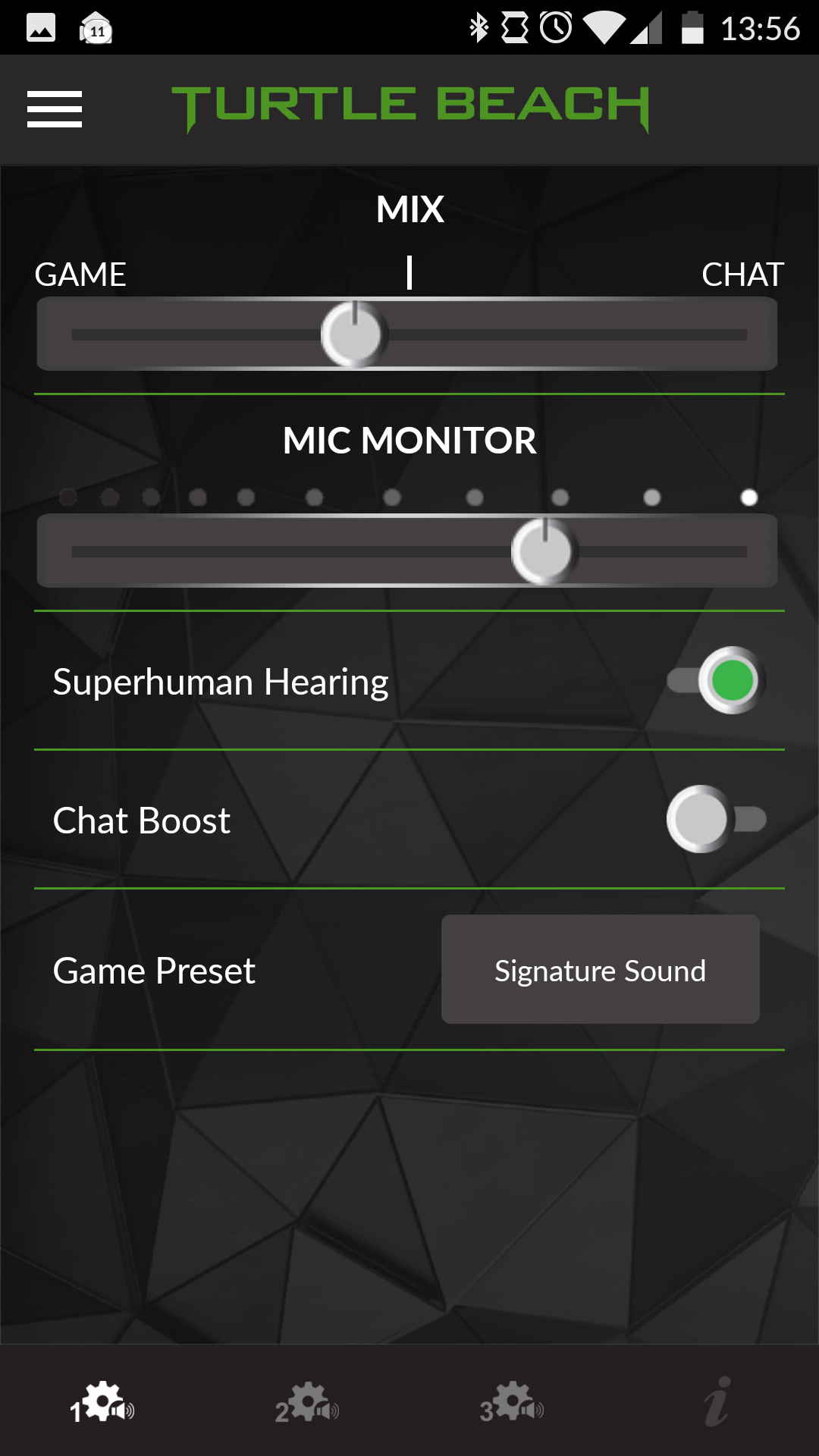 L'excellent mode Superhuman Hearing enclenché
