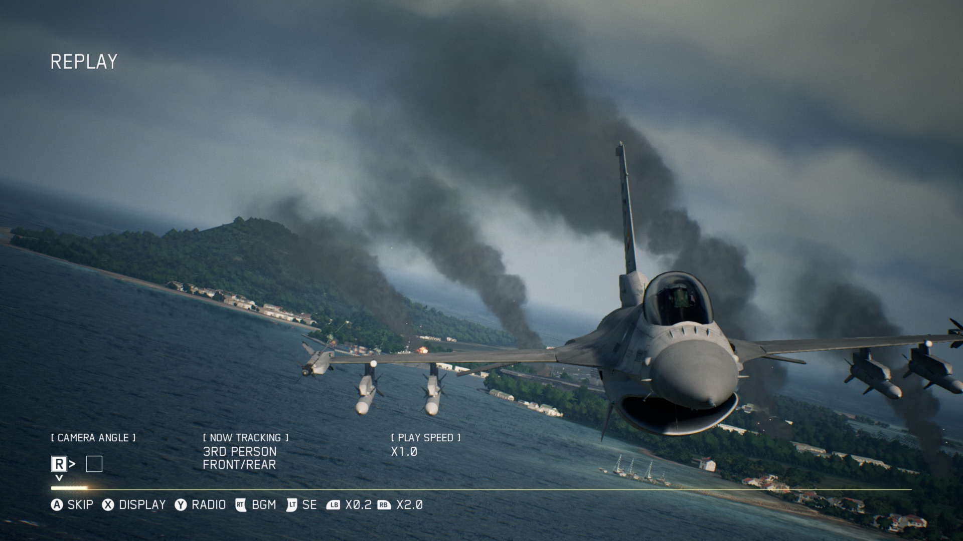 Le mode replay permet de prendre des captures mais manque d'option comme une pause