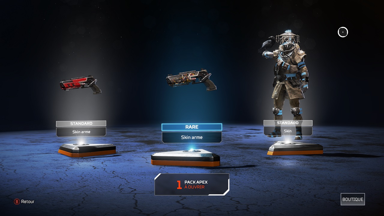 Pas de skin légendaire cette fois...