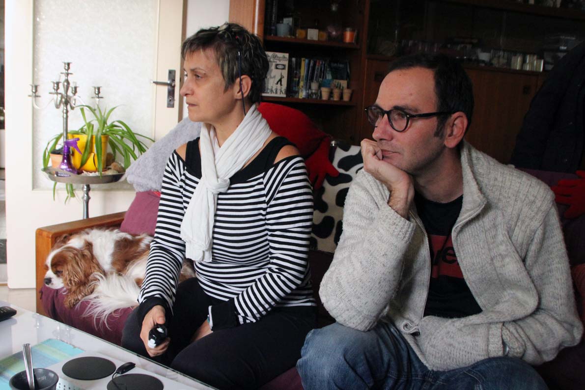Le duo de joueurs est concentré