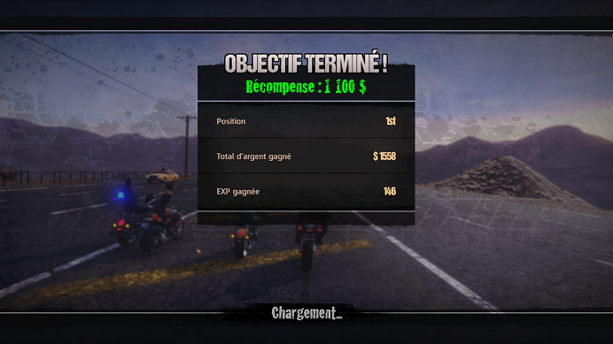 Nos gains de fin de course