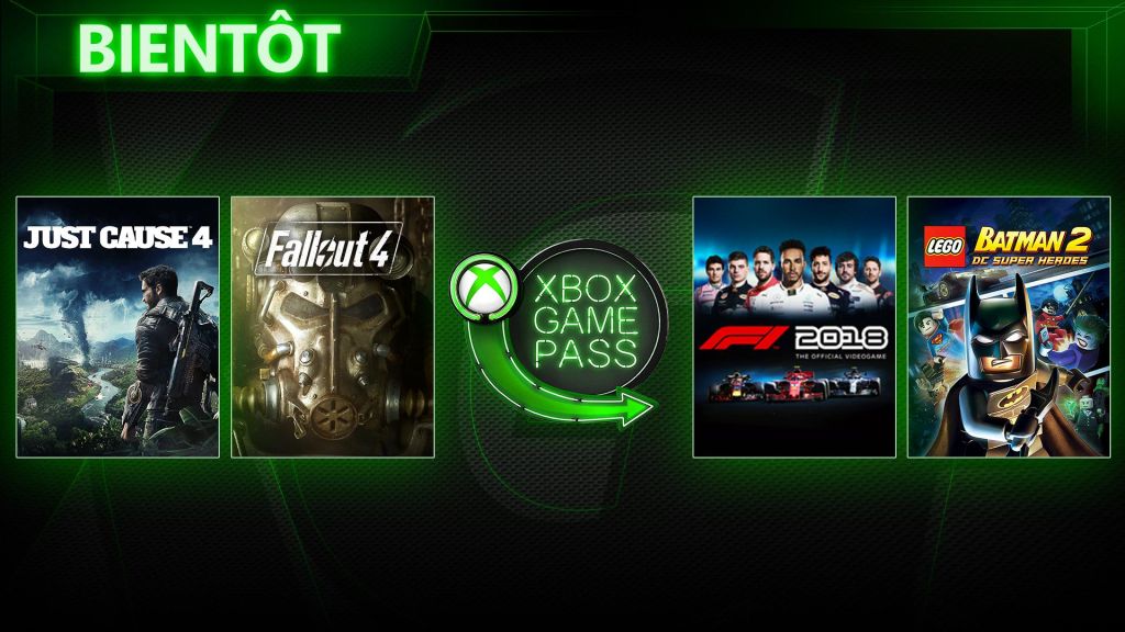 Xbox Game Pass : Fallout 4 et F1 2018 sont à télécharger