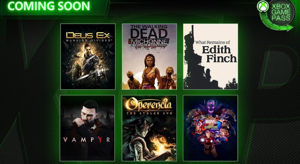 Xbox Game Pass mars 2019 : The Walking Dead : Michonne et Vampyr sont dispos