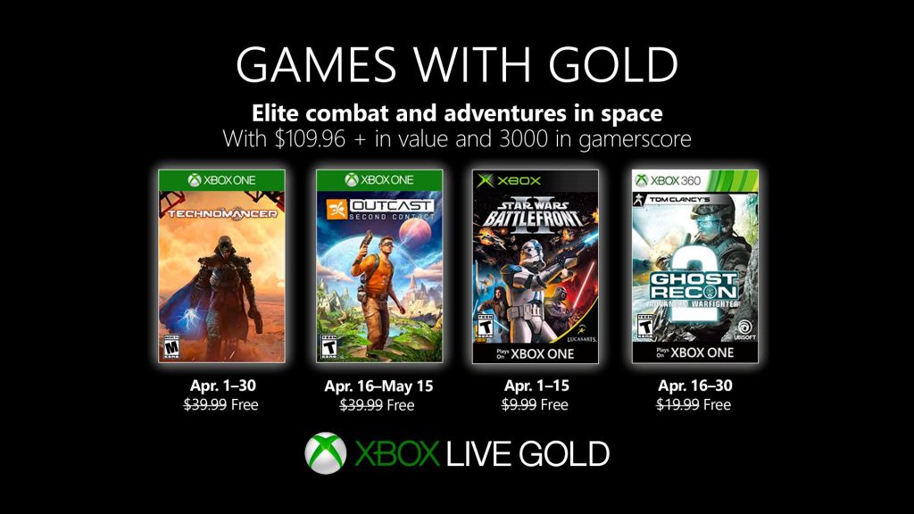 Games With Gold Xbox : The Technomancer et Star Wars Battlefront 2 disponibles