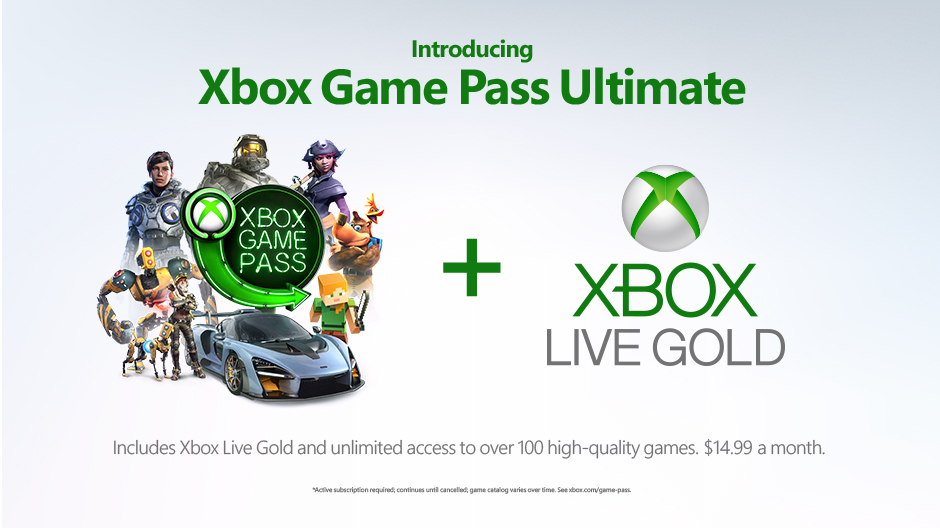 Xbox Game Pass Ultimate : le combo Game Pass + Xbox Live Gold à 13€
