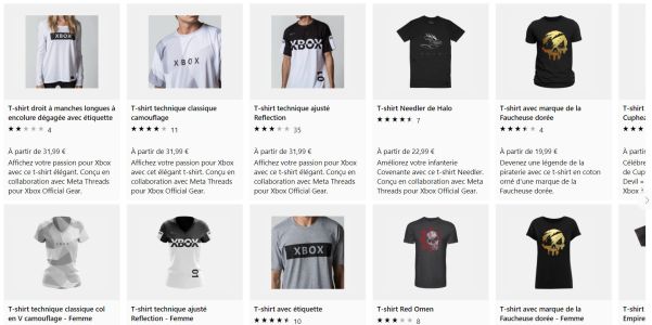 News : Xbox Gear : la boutique de vêtements Xbox France (T-shirt, pull, casquette…)