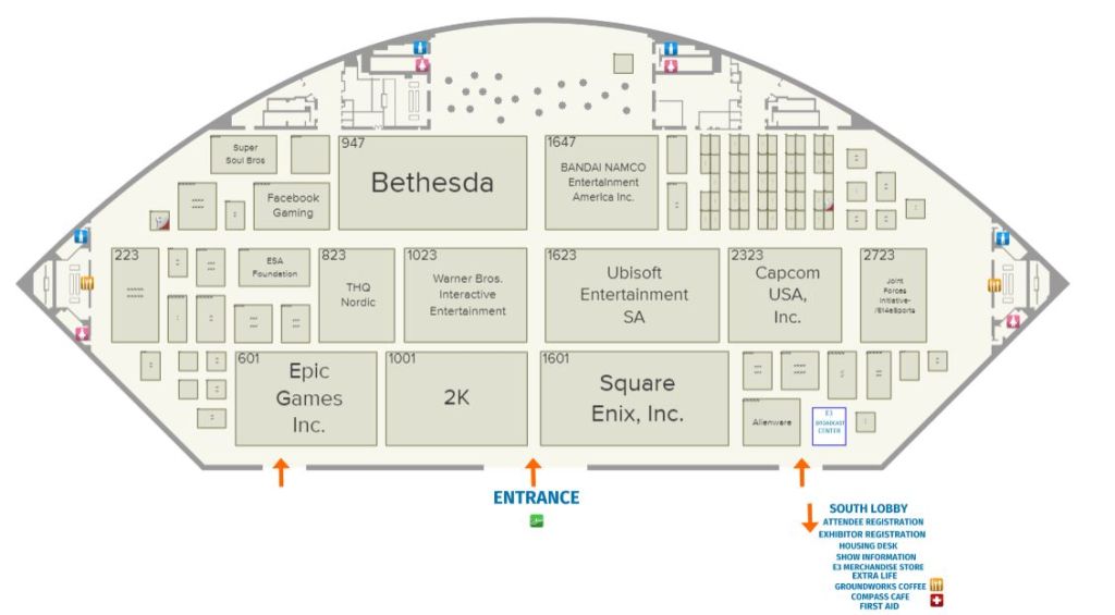 E3 2019 : les plans du salon sont révélés, sans Playstation ni Xbox