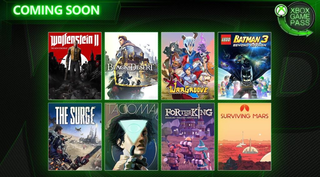 Xbox Game Pass Mai 2019 : 14 jeux, 5 nouveaux bientôt
