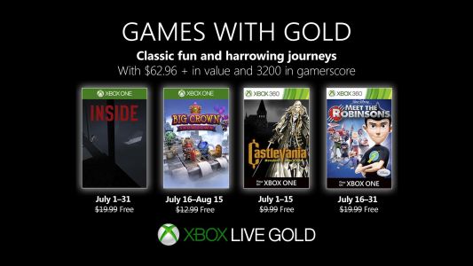 News : Games With Gold juillet 2019 : la liste des jeux Xbox gratuits