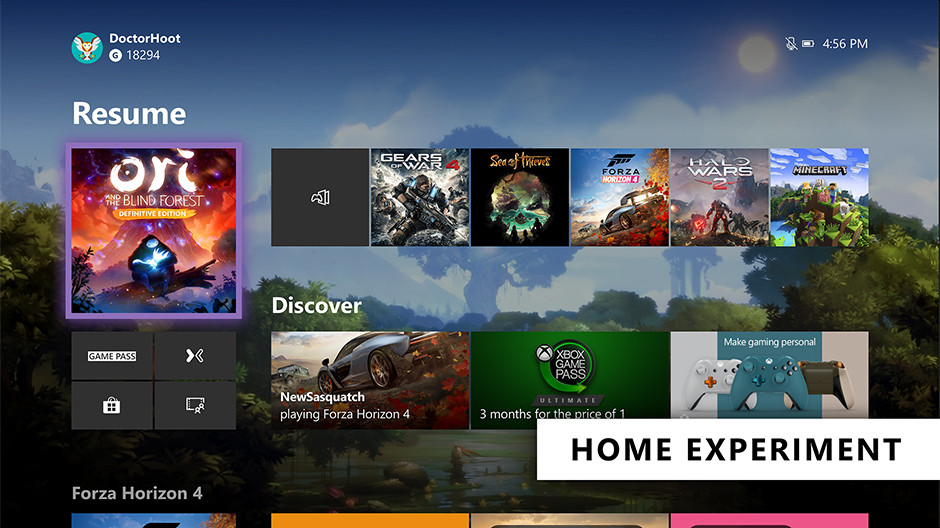 Le nouveau dashboard Xbox se montre, et retire Cortana