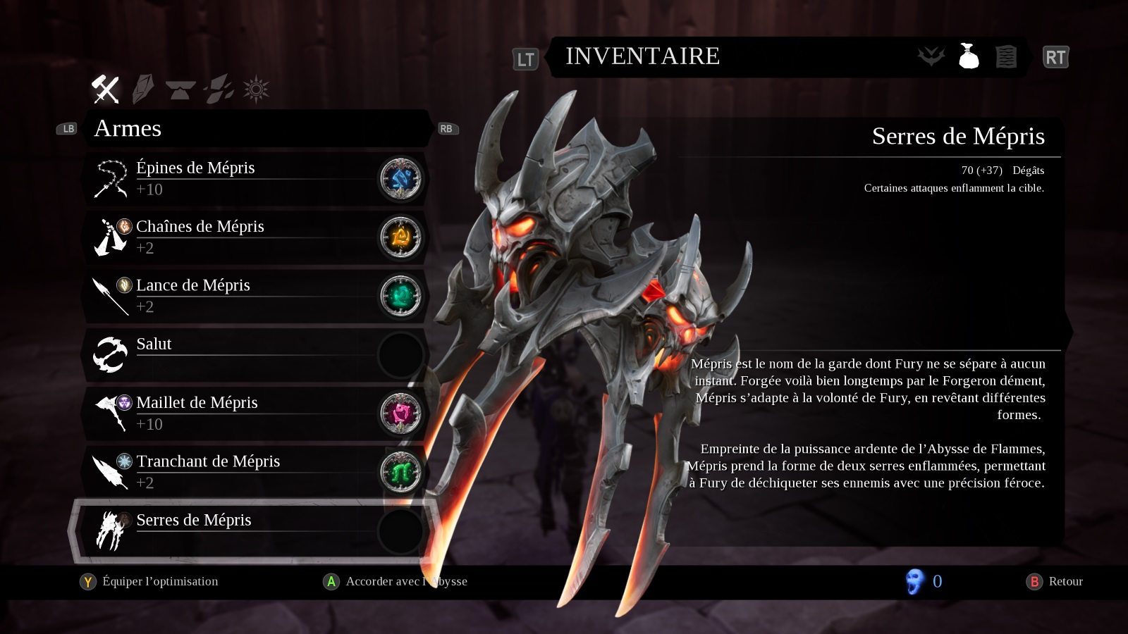 Les nouvelles armes sont un peu inutiles