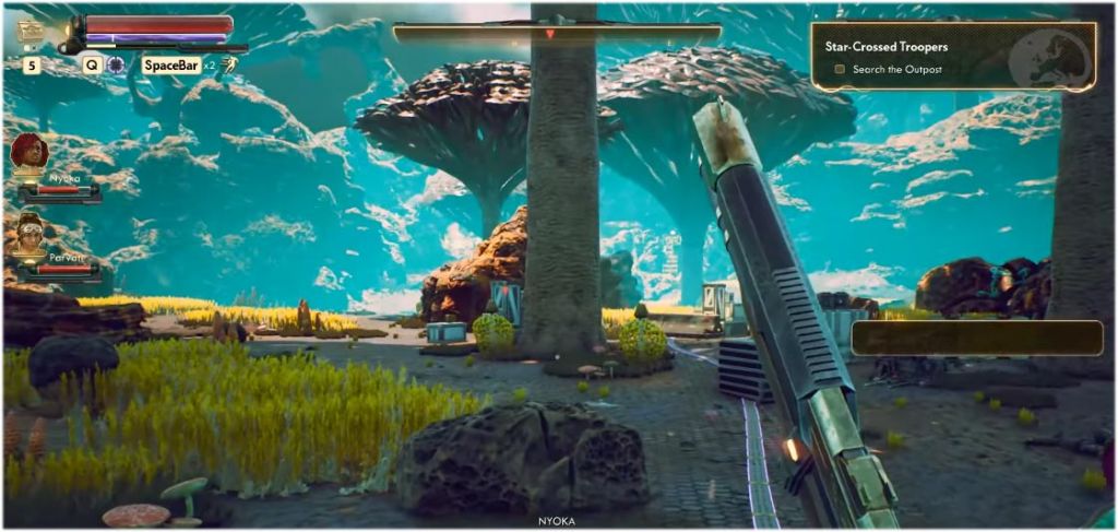 The Outer Worlds : 1h de jeu en 4K en environnements luxuriants