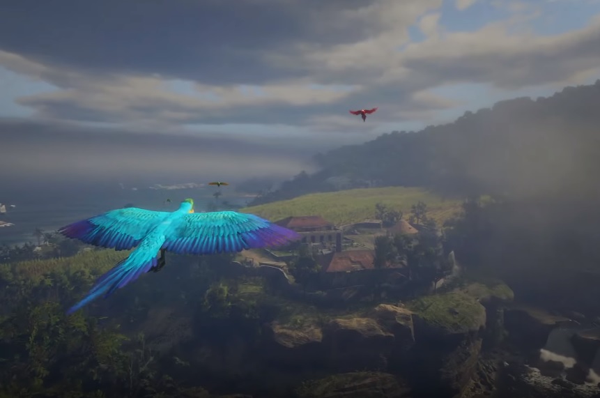 Red Dead Redemption 2 : vidéo du superbe mode où l&rsquo;on joue un oiseau