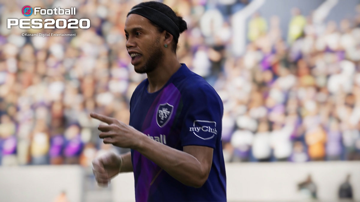 Le mode myClub peut compter sur des joueurs comme Ronaldinho pour bâtir une équipe de rêve