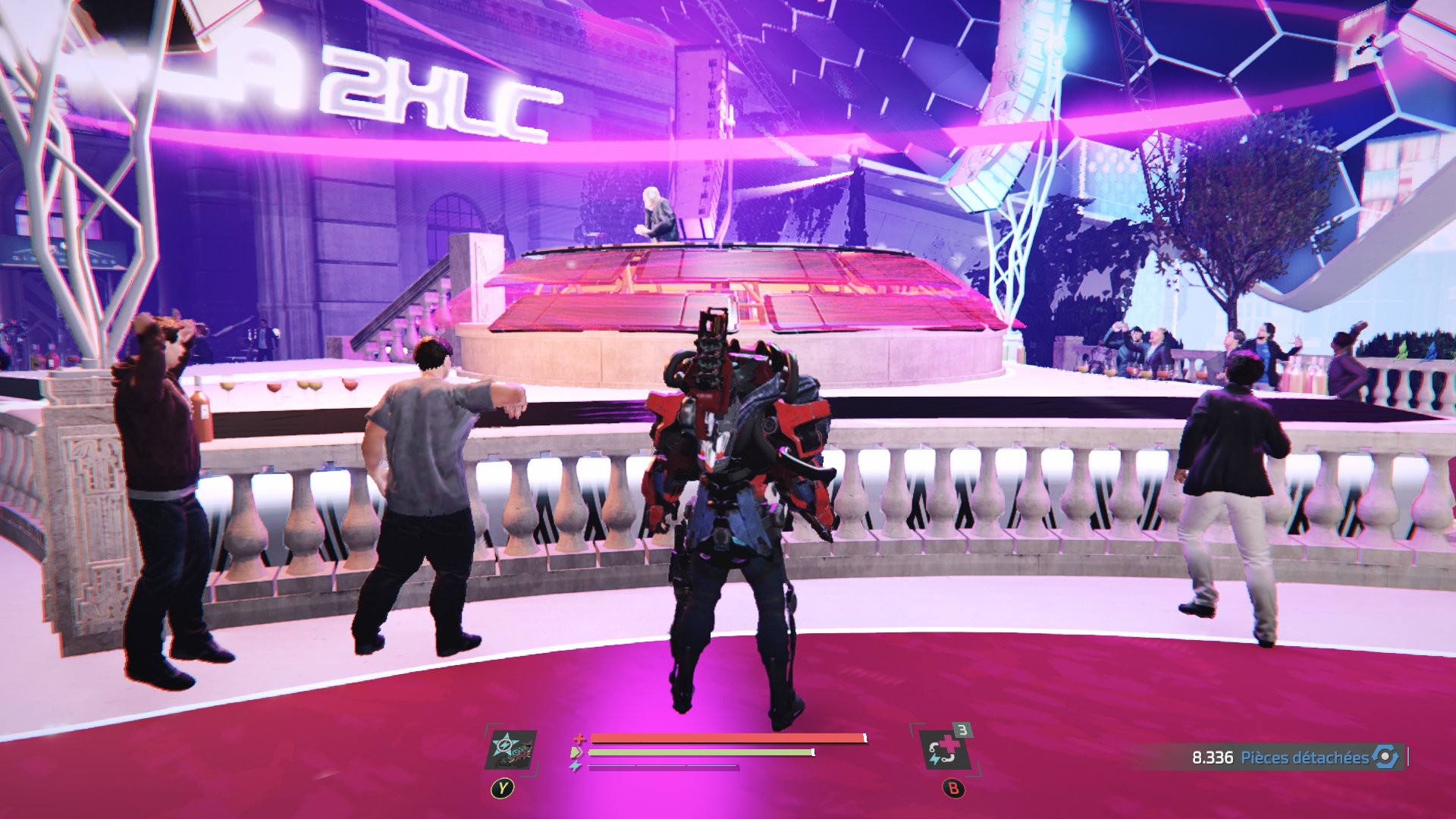 Chaud de twerker en armure