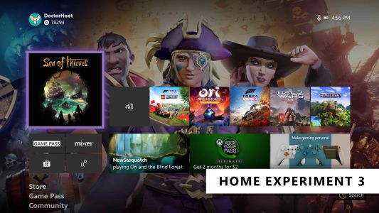 News : Microsoft teste un nouveau dashboard pour la Xbox