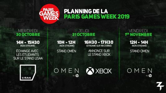 Paris Games Week : une annonce Xbox par ZeratoR jeudi