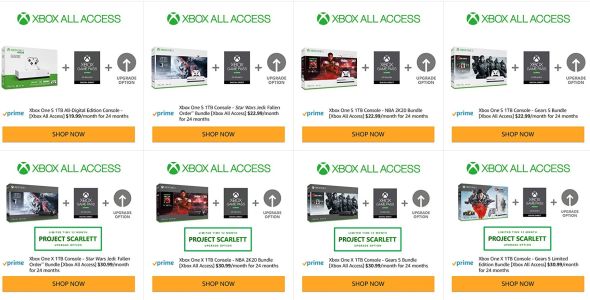 News : Xbox All Access : le programme lancé aux USA avec passage sur Xbox Scarlett