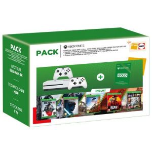 Bon plan : [Super Plan] Xbox One S + 6 jeux + 2e manette + Xbox Live à 249€ !